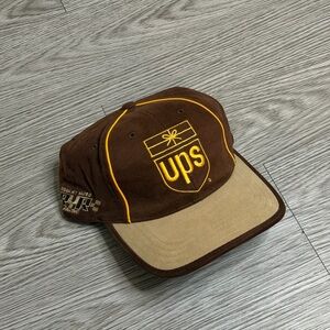 NASCAR Chase Authentics UPS Racing Hat Cap Vintage Brown Adjustable